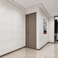 Panneau mural 3D en PVC WPC imperméable, ignifuge, écologique, effet marbre, résistant à l'humidité, 60x60, pour salle de bain et escalier