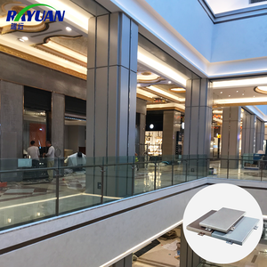 Pvdf nhôm tráng kim loại xây dựng mặt tiền màn hình Bảng điều khiển cột Ốp cho bệnh viện bên ngoài bức tường rèm chống ăn mòn - Product Image 1