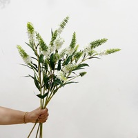 Bunga Buatan, Lavender, Bunga Lupin, Sage, Bahan Desain dan Rangkaian Bunga, Dekorasi Halaman