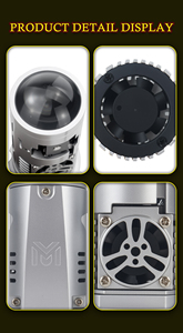 GOODZOOM Mini projecteur bi-<span class=keywords><strong>LED</strong></span> pour phare, ampoule H4, projecteur <span class=keywords><strong>LED</strong></span> pour voiture, phares H4 pour voiture - Product Image 6