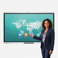 Tableau blanc interactif EIBOARD 86 pouces pour l'école maternelle et la maternelle, écran tactile LED 4K, double système d'exploitation, apprentissage précoce, OEM