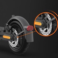 Couvercle latéral de moyeu de roue de scooter électrique, bande réfléchissante jaune avec vis, compatible avec Xiaomi M365 Pro 1S Pro2
