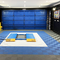 Carreaux de terrasse extérieurs en plastique imperméables Baona de 18 mm avec surface antidérapante et design écologique pour balcons, vérandas et zones de piscine