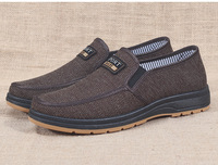 Chaussures plates pour hommes en tissu avec semelle en caoutchouc, chaussures de conduite, de voyage et de marche pour hommes adultes, mocassins décontractés