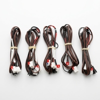 Câble de Rallonge Parallèle XH2.54 Pas 3P Mâle/Femelle pour Bande LED Intelligente/Double Température de Couleur en PVC