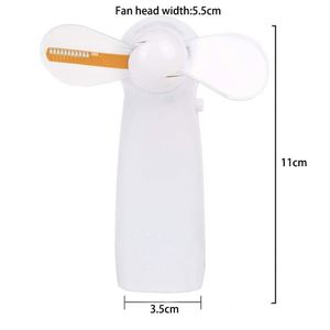Party <b>Gifts</b> Giveaways Custom Messages Mini Portable Cooling Logo Print Flashing Light up LED <b>Festival</b> Fan With AAA Battery - Product Image 4