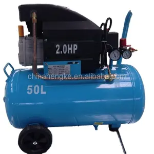 Sıcak satış 2HP 24L 50L küçük taşınabilir pistonlu hava kompresörü