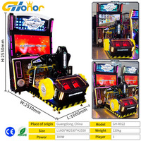 Machine d'arcade de divertissement, jeu vidéo Drive Crazy, jeux à jetons, machine à pièces, simulateur, vente chaude