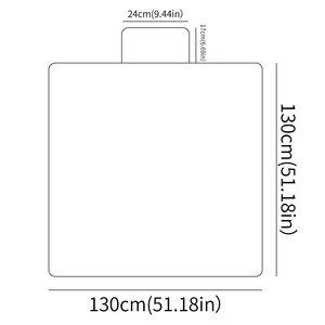 Tapis de camping en polyester antidérapant imperméable pour activités de plein air et tentes jouets - Product Image 6