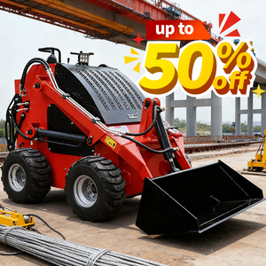 Мини-погрузчик 4WD с бортовым поворотом легко справляется с грязной местностью - Product Image 1