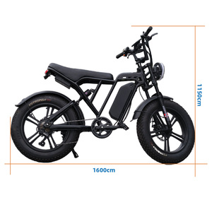 Bicicleta Eléctrica de Montaña AFTFA 48V 20 Pulgadas 15AH con Motor de Cubo Trasero sin Escobillas, Batería de Litio, Freno de Disco, para Carretera y Nieve, Modelo <span class=keywords><strong>H9</strong></span>, Venta al Por Mayor - Product Image 4
