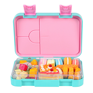 Toursun Chất lượng cao Tritan Bento Hộp Ăn Trưa cho trẻ em ngăn nhựa bpa-trường miễn phí <span class=keywords><strong>Container</strong></span> có nắp đậy tùy chỉnh in - Product Image 3