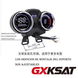 Compteur de vitesse numérique pour moto CARGUERO 200 Italika Rc200 RC250Thunder <span class=keywords><strong>125</strong></span> <span class=keywords><strong>GN</strong></span> <span class=keywords><strong>125</strong></span> Scooter Compteur de vitesse Compteur de vitesse - Product Image 3