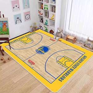 <span class=keywords><strong>Tapis</strong></span> <span class=keywords><strong>NBA</strong></span> Home Design Cartoon Crystal Velvet Machine Made Stain Resistant Non-Slip Pet Friendly Carpet for Children Room - Product Image 2