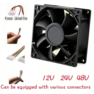 <span class=keywords><strong>Ventilatore</strong></span> a Flusso <span class=keywords><strong>Assiale</strong></span> da 120mm Ventole di Raffreddamento <span class=keywords><strong>12V</strong></span> 24V 48V DC di Scarico 120*25mm 80mm 60*25mm 40*10mm Ventola Soffiante Turbo Jet - Product Image 3