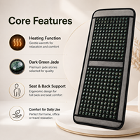 Fournisseur direct d'usine OEM : Masseur portable personnalisé, confortable et chauffant, à double tension, en Germanite, Jade et Tourmaline