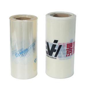 Alta qualità stampa personalizzata PVC pellicola termoretraibile Multi-formato profilo in alluminio rigida soffiaggio vecchio materiale pellicola termoretraibile