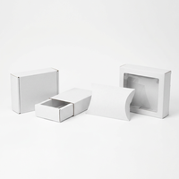 Boîte en carton blanc personnalisée pour les boules protéinées, emballage de collations en petites quantités, vente en gros avec impression de logo