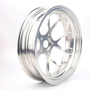 Nouvel ensemble de roues de moto avant et arrière en aluminium forgé de marque OEM pour la course, tailles et couleurs personnalisées, pièce de moto - Product Image 2