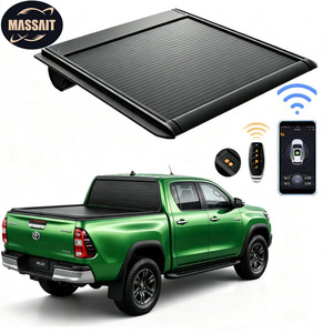 Cubierta Retráctil Eléctrica Manual MASSAIT para Toyota Hilux Revo Nissan Navara PRO Z9, de Aluminio - Product Image 1