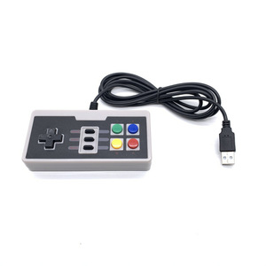 NES 8-Bit (8BT) Controlador de juegos con cable Rojo Blanco FC Máquina de ocho bits Único Modelo privado sin infracción Stock listo - Product Image 5