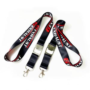 Custom <b>Polyester</b> <b>Lanyard</b> with Metal Clip Dye Silk Screen Printing Logo Character Accessory Hook - Product Image 2