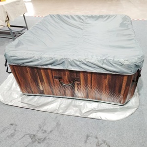 Bain à remous gonflable de gros pour la maison et l'extérieur avec chauffage et massage par air pour 6 personnes - Product Image 3
