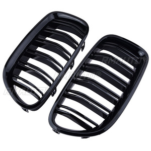 Parrilla Delantera para Auto RMAUTO, Color Negro Brillante, Parrilla de Doble Listón para BMW Serie 5 F10 F18 2010-2017, Kits de Estilización de Carrocería - Product Image 5
