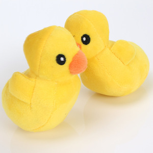 Jouet pour chien en forme de canard de dessin animé mignon, écologique, couineur, résistant aux morsures, pour le nettoyage des dents et interactif - Product Image 5