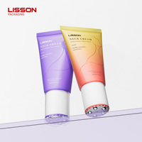 Tube de crème cosmétique personnalisé avec logo, 150 ml, 200 ml, avec applicateur de massage à 5 rouleaux métalliques pour lotion corporelle et crème pour le cou, tube à presser