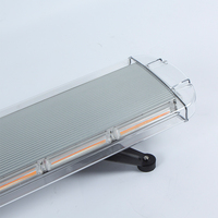 Barra de Luces LED de Alta Potencia de 12 V, Lámpara de Advertencia de Emergencia para Camiones, con Soportes para Lámpara Estroboscópica en el Techo Incluidos