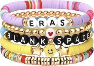 Pulseras <span class=keywords><strong>de</strong></span> la Amistad con Temática TS 2024, Colección <span class=keywords><strong>de</strong></span> Pulseras <span class=keywords><strong>de</strong></span> Arcilla Inspiradas en el Álbum <span class=keywords><strong>de</strong></span> <span class=keywords><strong>Taylor</strong></span> Swift - Product Image 3