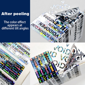 Tem nhãn hologram tùy chỉnh - Tem bảo hành không có hiệu lực, chống giả mạo & an toàn, giấy dán hologram - Product Image 2