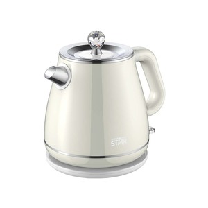 Winningstar Cross-Border Dedicated 1.8L 304 Stainless Steel Inner Liner Double Gold <b>Temperature</b> <b>Control</b> Beige Electric <b>Kettle</b> - Product Image 5