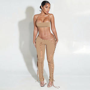 77149 Trendy 2025 Stylish Boutique Ensemble de pantalons deux pièces pour femmes - Product Image 4