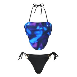Cintres <span class=keywords><strong>de</strong></span> bikini push-up <span class=keywords><strong>de</strong></span> marque pour femmes, maillots <span class=keywords><strong>de</strong></span> <span class=keywords><strong>bain</strong></span> décontractés, vêtements <span class=keywords><strong>de</strong></span> plage deux pièces pour femmes - Product Image 4