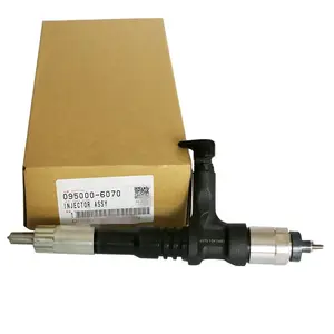 Pièces de rechange d'excavatrice Injecteur 095000-6070 usine injecteur à rampe commune 6070 6251-11-3100 pour Komatsu PC400-8 PC450-8 SAA6D125