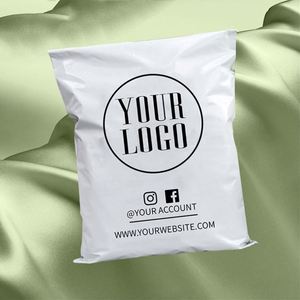 Factory Wholesale Custom Logo White Poly Shipping Postal Mailer <b>Waterproof</b> Self-Adhesive Mailing Bags Premium Packaging - Product Image 1