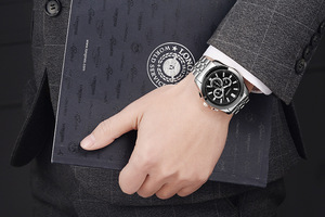 2022 phong cách mới thương mại nước ngoài bán buôn cổ điển người đàn ông xem Hot Phong Cách thạch anh Đồng hồ đeo tay của người đàn ông oks29 - Product Image 6