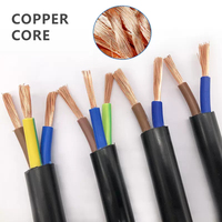 Câble électrique RVV 3 conducteurs 3x2.5mm2 câble d'alimentation Flexible fil épais PVC renforcé
