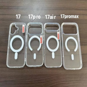 Cho <span class=keywords><strong>iPhone</strong></span> 17 trường hợp trong suốt tùy chỉnh cứng PC TPU rõ ràng Magnetic điện thoại di động Trường hợp bìa cho <span class=keywords><strong>Iphone</strong></span> 17 không khí 16 Pro Max - Product Image 6