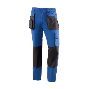 Pantaloni da Lavoro - 991 XS Top Range - Colore: Nero / Azzurro - Vita elasticizzata. Chiusura con zip e bottoni. - Product Image 1