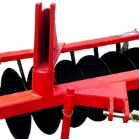 Herse à disques agricole YCM, décompacteur multifonctionnel à trois points pour tracteur, capacité 320 kg, pour labourage multi-scénarios