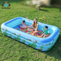 Piscine gonflable portable en gros, piscine gonflable pliable en PVC, piscine portable pour adultes et enfants pour la maison