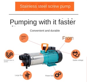 Bomba de Agua Autocebante MH OEM de Acero Inoxidable, Bomba Centrífuga Multietapa/Simple Etapa para Uso Doméstico e Industrial - Product Image 4