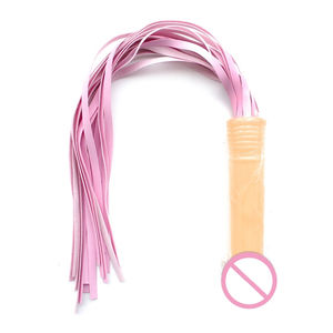 Novità in pelle Sexy frusta con <span class=keywords><strong>Silicone</strong></span> Dildo manico e guanto riutilizzabile impermeabile <span class=keywords><strong>Sex</strong></span> <span class=keywords><strong>Toy</strong></span> - Product Image 2