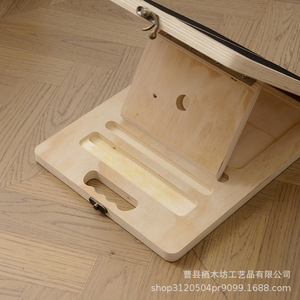 Planche d'étirement en bois pour mollets, inclinaison réglable, antidérapante, équipement de fitness pour la maison - Product Image 3
