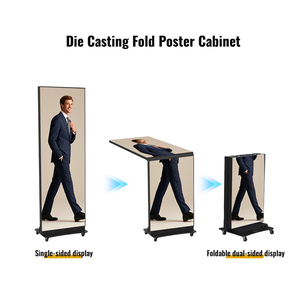 Raybo Độ phân giải cao có thể gập lại dẫn Màn hình Poster với khung nhôm đúc HD hiển thị quảng cáo cho quảng cáo trong nhà - Product Image 5