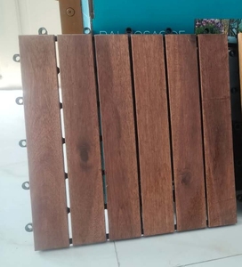 Baldosas de Madera de Acacia Impermeables de Envío Rápido <span class=keywords><strong>para</strong></span> Terrazas, Patios y Jardines al Aire Libre - Product Image 6