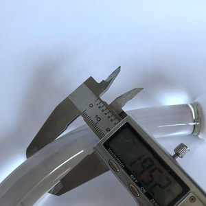 Varita de vidrio de doble punta para tensar la vagina, masajeador de próstata arqueado, plug anal de vidrio, juguetes sexuales para adultos - Product Image 3